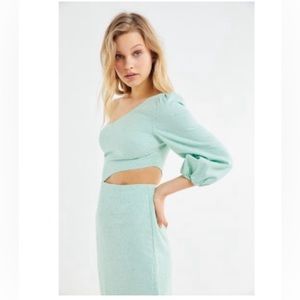 UO Porto One-Shoulder Cutout Midi Dress